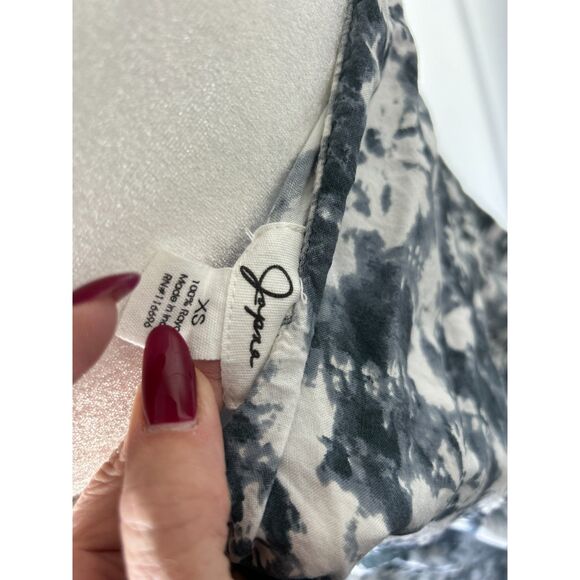 Navy and White JAPNA Brand Strapless Maxi Dress Size, XS Tie-dye Look - Picture 5 of 7